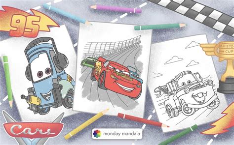 Cars Movie Coloring Pages Free