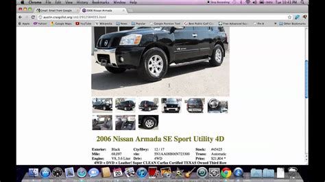 Cars for sale craigslist austin. craigslist For Sale "cars" in Austin, TX. see also. Wanted free junk cars. $0. 1964 Chrysler 300K & parts cars. $3,500. Spicewood Collection of diecast cars 1:18-1:64 ... 