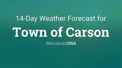 Carson, WI Weather Forecast and Conditions - The Weather Channel