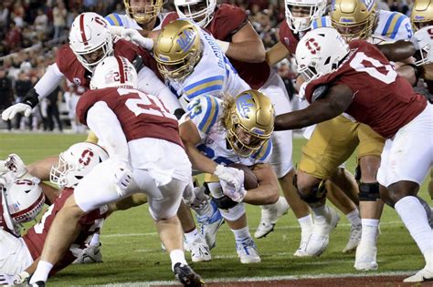Carson Steele runs for 3 TDs on his birthday, No. 25 UCLA routs Stanford 42-7