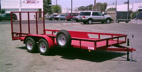 Carson Trailer's popular California car hauler trailer - 7000# GVWR, Two 3500# Axles, Equalizer/Leaf Spring Suspension, Wrap Around 4" Channel Tongue, 4' Side Load Ramps, & more!