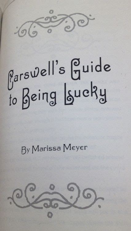 Carswells guide to being lucky the lunar chronicles 31 marissa meyer. - Descarga de la guía 737 fmc.