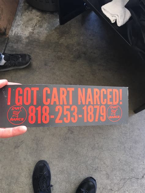 By Creative Focus Design. From $1.46. cart narc Sticker. By bankclick49. From $1.37. Quality kiss-cut, vinyl decal, Cart Narcs stickers. Removable and super stickery. Perfect for phone cases, laptops, water bottles, hydro flasks, computers, or whatever needs a dose of originality. Available in white or transparent. 4 sizes available.. 