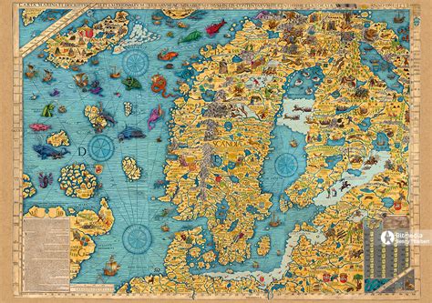 Carta marina. 1.3 Comparing and Contrasting the 1507 and 1516 Maps 9. map. In comparison with the 1507 map, the Carta marina offers a “zoomed in”view of the known parts of the world. Thus, for example, in ... 
