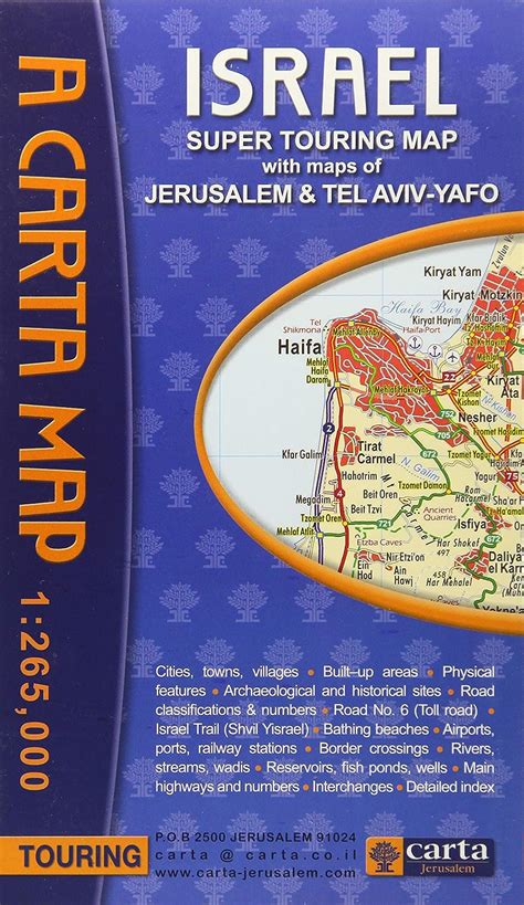 Full Download Cartas Israel Super Touring Map By Carta Jerusalem