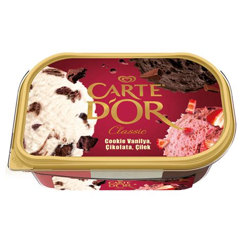 Carte Dor Cookie Vanilya Çilek Çikolata 850Ml Macroonline.