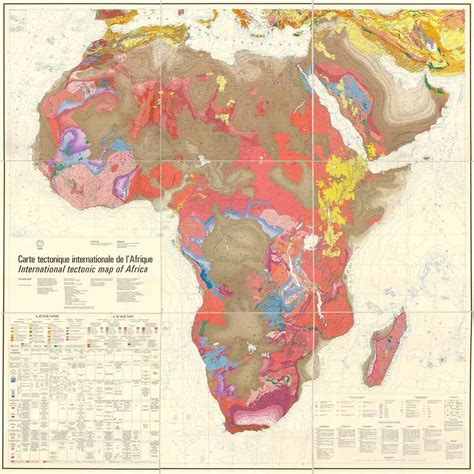 Carte tectonique internationale de l' afrique; notice explicative. - How to write anything a guide and reference with readings third edition.