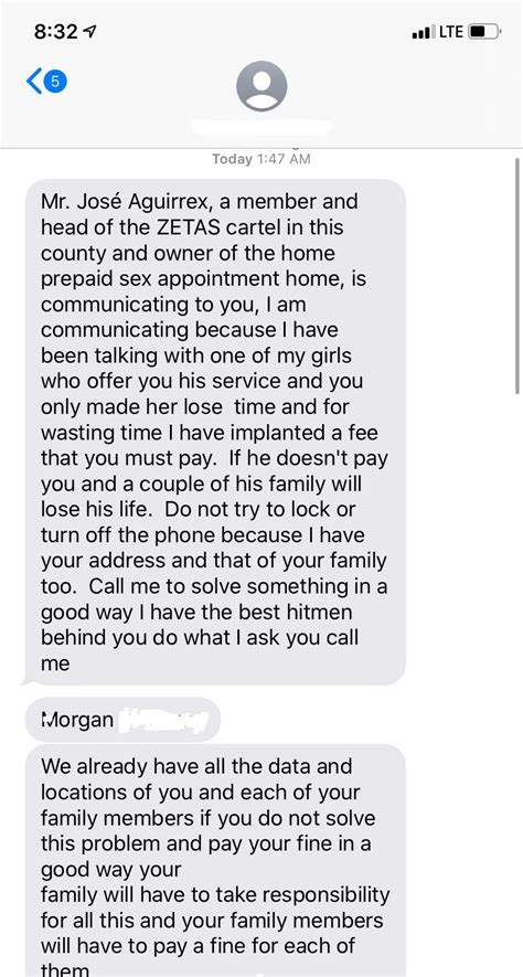 Cartel death threat text messages. The message is a warning to Otto Salguero — the owner of the ranch, according to local media. Guatemalan authorities blame the killings on the Mexican drug cartel Los Zetas. 