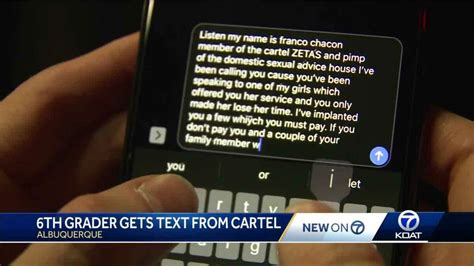 Drug cartel threats showing up in text messages . Deputies informed the recipient the scheme is known as the cartel/escort death threat scam, and noted that the messages are typed, in broken English and refer to the intended recipient Police say a scam demanding money and threatening murder is difficult to solve as the criminals sending the ...