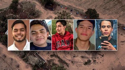 Cartel kills 5. Updated 8:35 PM PDT, May 5, 2024. MEXICO CITY (AP) — Relatives have identified three bodies found in a well as those of two Australian surfers and one American who went … 