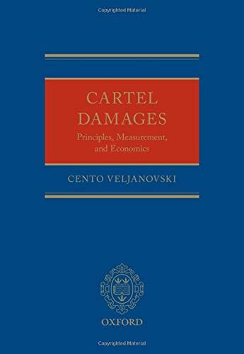 Download Cartel Damages Principles Measurement And Economics By Cento Veljanovski