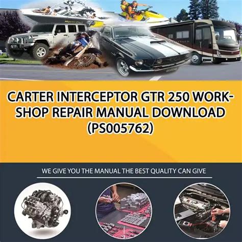 Carter interceptor gtr 250 workshop repair manual download. - Annali alfieriani del centro nazionale di studi alfieriani..
