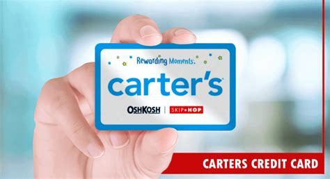Carters credit. Carter's® Credit Card - Home. Unlock perks and earn points 2 on every $1 spent at our family of brands: Carter’s, OshKosh B’gosh, Skip Hop and Little Planet. More Details. … 