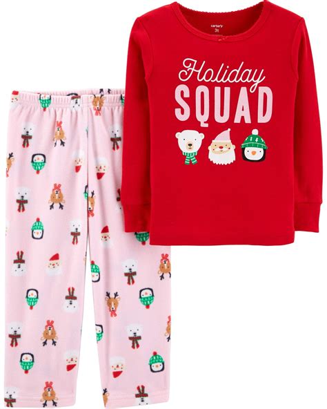 Carters fleece christmas pajamas. Baby Floral Zip-Up Fleece Sleep & Play Pajamas. Carter's | Baby. 5 colors available. add to favorite. $14.00 $22.00 36% off. 