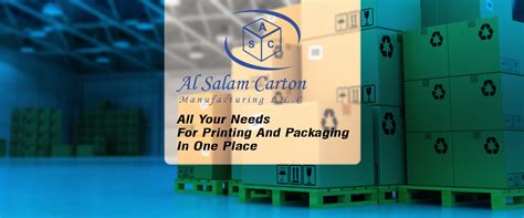Carton factory in uae.  We At AL SALAM CARTON BOXES MANUFACTURING LLC, w...
