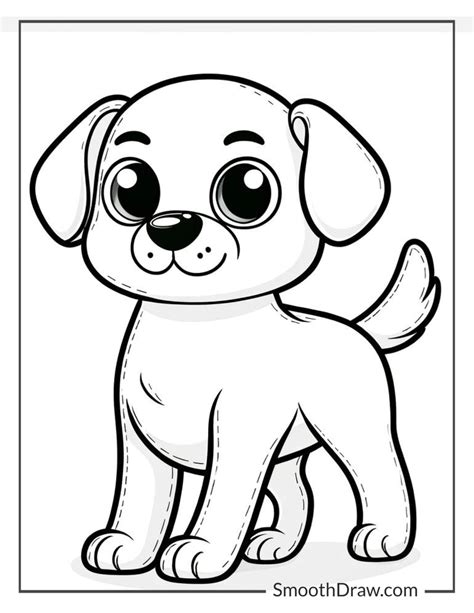 Cartoon Dog Coloring Pages