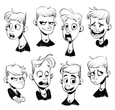 Cartoon Drawing Of Faces