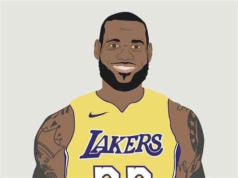 Cartoon Drawing Of Lebron James