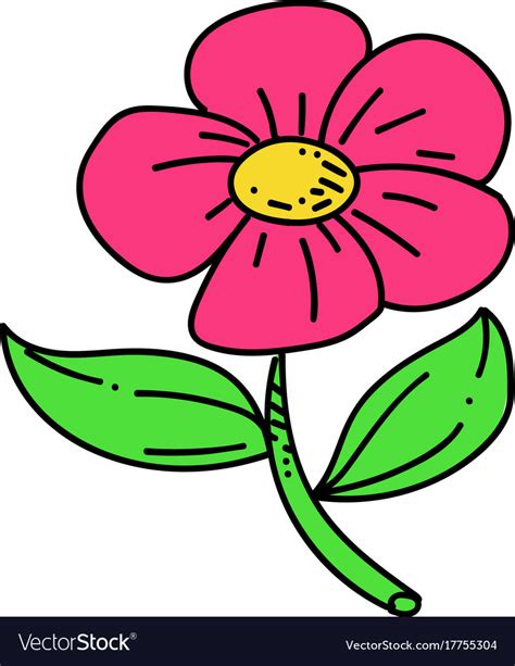 Cartoon Flower Drawings