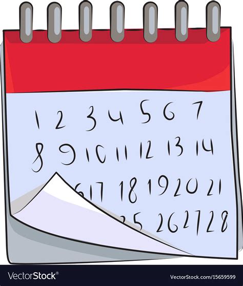 Cartoon Picture Of A Calendar