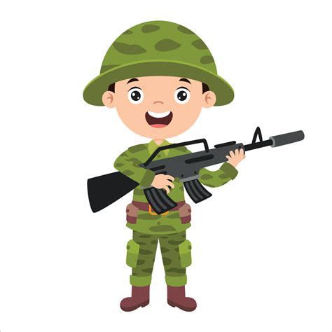 Cartoon Soldier Drawing