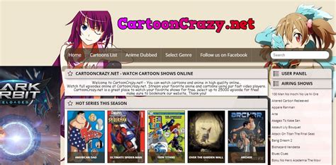 Cartooncrazy.to. CartoonCrazy CartoonCrazy is similar to KissCartoon. It is updated and has a recent anime series. It is the best option for the ones who want to watch British dubbed anime. It has a good interface. This site not only has anime but also has a large library for cartoons. 