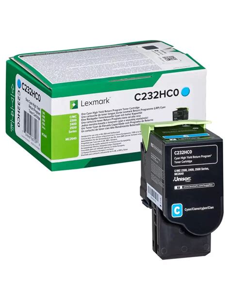 Cartuccia toner originale Lexmark C232HC0 programma di …