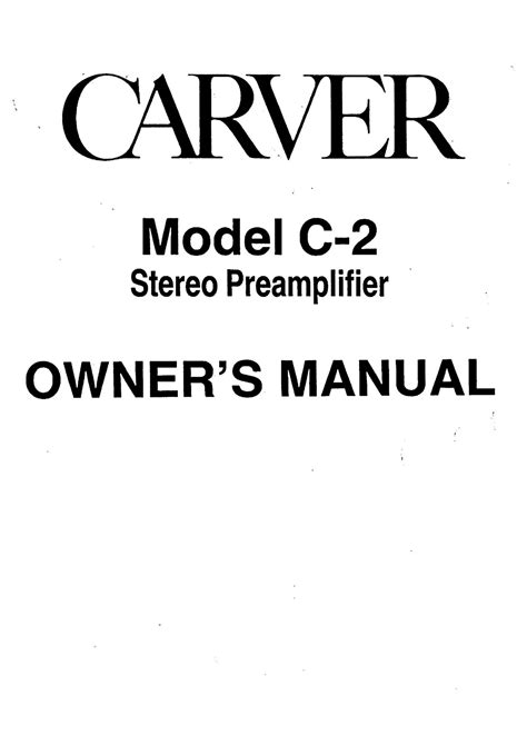 Carver owner manual user manual service manual. - Operator manual john deere 290 corn planter.