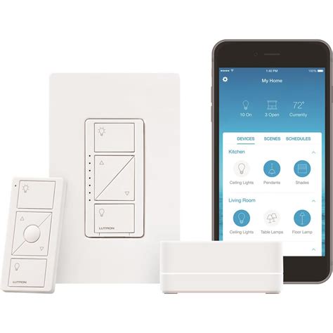 Caséta Wireless Smart Lighting Dimmer Switch and Remote Kit for Wall ...