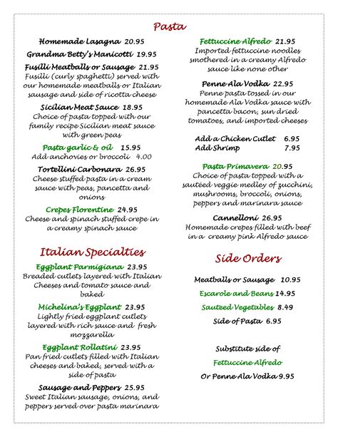 Casa benedetto's menu. Things To Know About Casa benedetto's menu. 