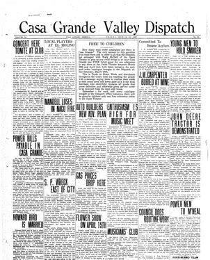 Casa grande dispatch.  Recently, the school achieved an historic milest...