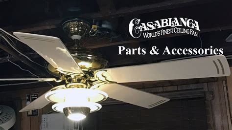 All Ceiling Fans Are Not Created Equal. Fix My Casablanca Fan offers in-home customer service, Parts & Sales. Give us a call today 301-831-4925 or 202-686-8686. ... Casablanca® will pay for all defective parts through the duration of the parts warranty. Note: Service Centers are required to submit a Proof of Purchase with each warranty claim.
