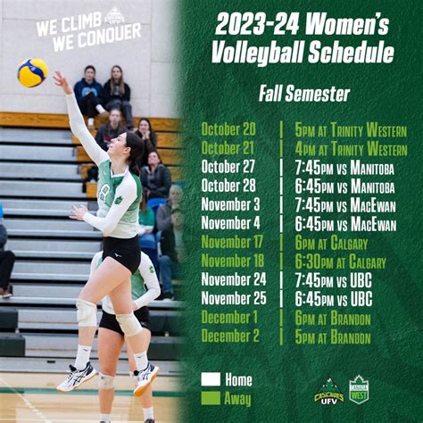 Cascades’ volleyball schedules released, Canada West debut in …