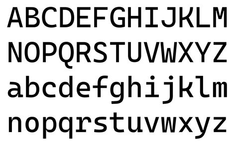 Cascadia Code Font List entries Typography.Guru