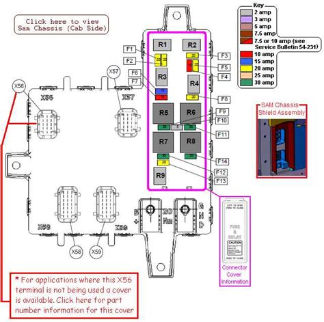 sam cab and chass fuse diagrams. tained as indicated in 
