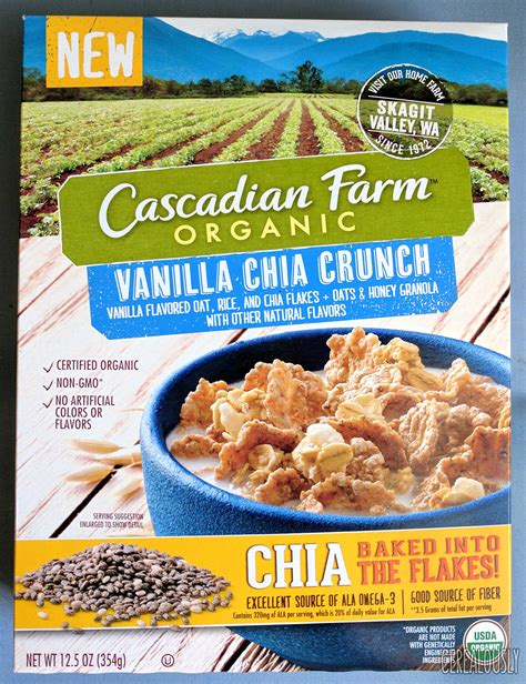 Cascadian farm. Ingredients. Oats*, Tapioca Syrup*, Brown Rice*, Palm Oil*, Honey*, Glycerin*, Natural Flavor*, Sunflower Oil*, Agar, Sea Salt, Cane Sugar*, Pectin. * The % Daily Value (DV) tells you how much a nutrient in a serving of food contributes to a daily diet. 2,000 calories a day is used for general nutrition advice. 
