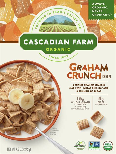Cascadian farms. Cascadian Farm Organic Vanilla Crisp Cereal, 12.5 oz. Add. $13.00. current price $13.00. Cascadian Farm Organic Vanilla Crisp Cereal, 12.5 oz. Available for 3+ day shipping. 3+ day shipping. Monsters Cereal with Marshmallows Variety Pack of 4 Boxes, Limited Edition, 38.9 oz. Add. 