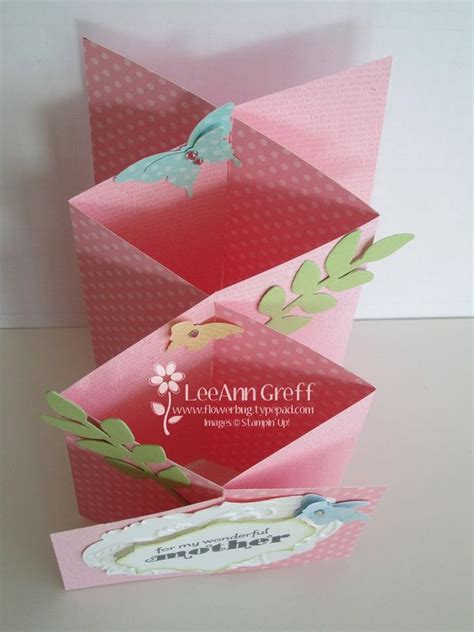 Cascading Card Tutorial Flowerbug S Inkspot