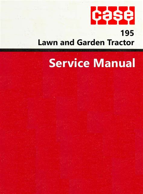 Case 195 garden tractor service manual. - Jeep ax 15 getriebe service werkstatt handbuch download.