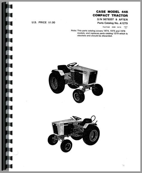 Case 446 garden tractor parts manual. - Craftsman ii riding lawn mower manual.
