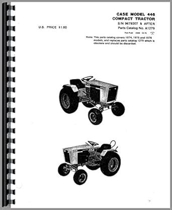 Case 446 garden tractor service manual. - 1982 yamaha xs400 werkstatt reparatur service handbuch in englisch deutsch spanisch.