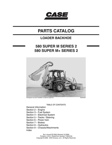 Case 580 super m series 2 580 super m series 2 backhoe loader service parts catalogue manual instant. - Konica minolta bizhub 350 service manual.