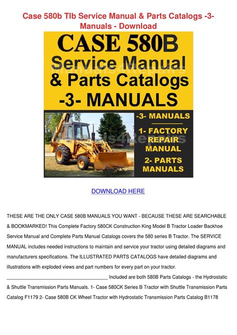 Case 580b tlb service manual parts catalogs 3 manuals. - Teachers guide macmillan mcgraw hill science.
