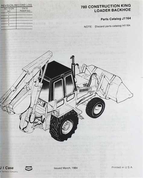 Case 780 ck backhoe loader parts catalog manual. - Caterpillar 140g motor grader service manuals.