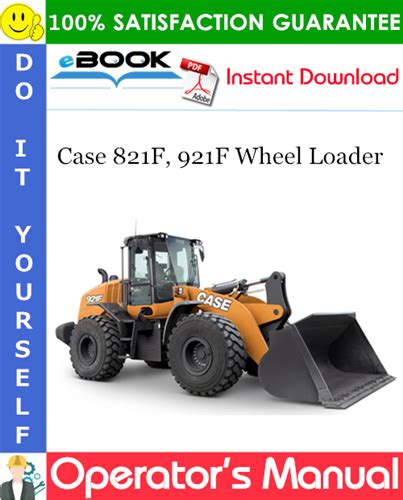 Case 821f 921f wheel loader operators manual. - The criminal lawyers job a survival guide.