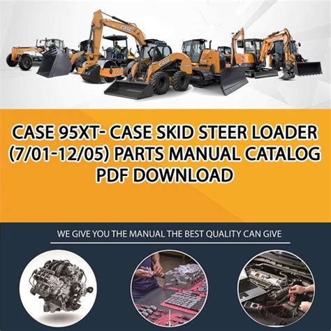 Case 95xt skid steer loader parts catalog manual. - Toyota corolla 1999 workshop repair manual.