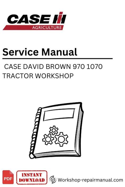 Case 970 1070 tractor service repair shop manual. - El delito ambiental en el derecho chileno y comparado.
