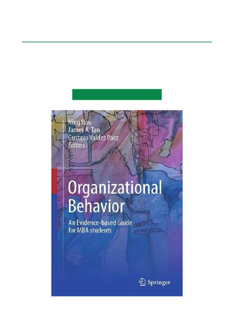 Case And Exercise Book Organizational Behavior