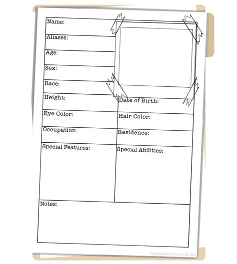 Case File OC Template by xXEnviousXx on DeviantArt