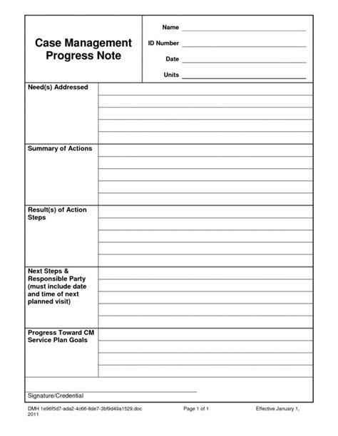 Case Management Notes Template Additional Case Notes Sheet Projects